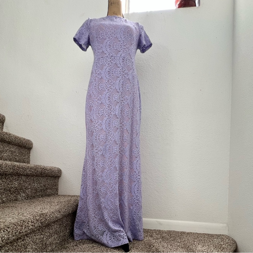 johnny was purple jade maxi dress lace Jade Label